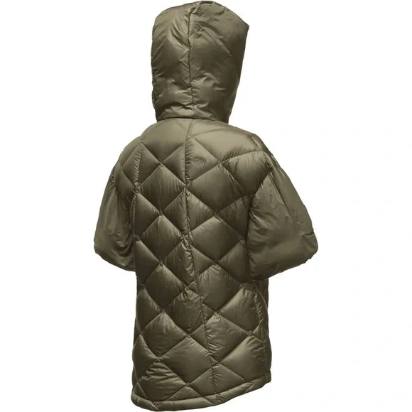 The Northface Far Northern Quilted Puffer Capelet EUC Rich Navy XS - Picture 14 of 16